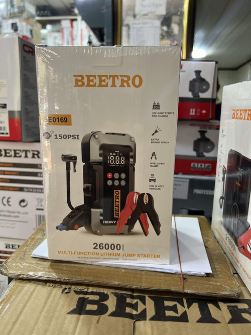 booster de batterie /Compresseur pneu 4 in 1 beetro 26000mah 24000mah