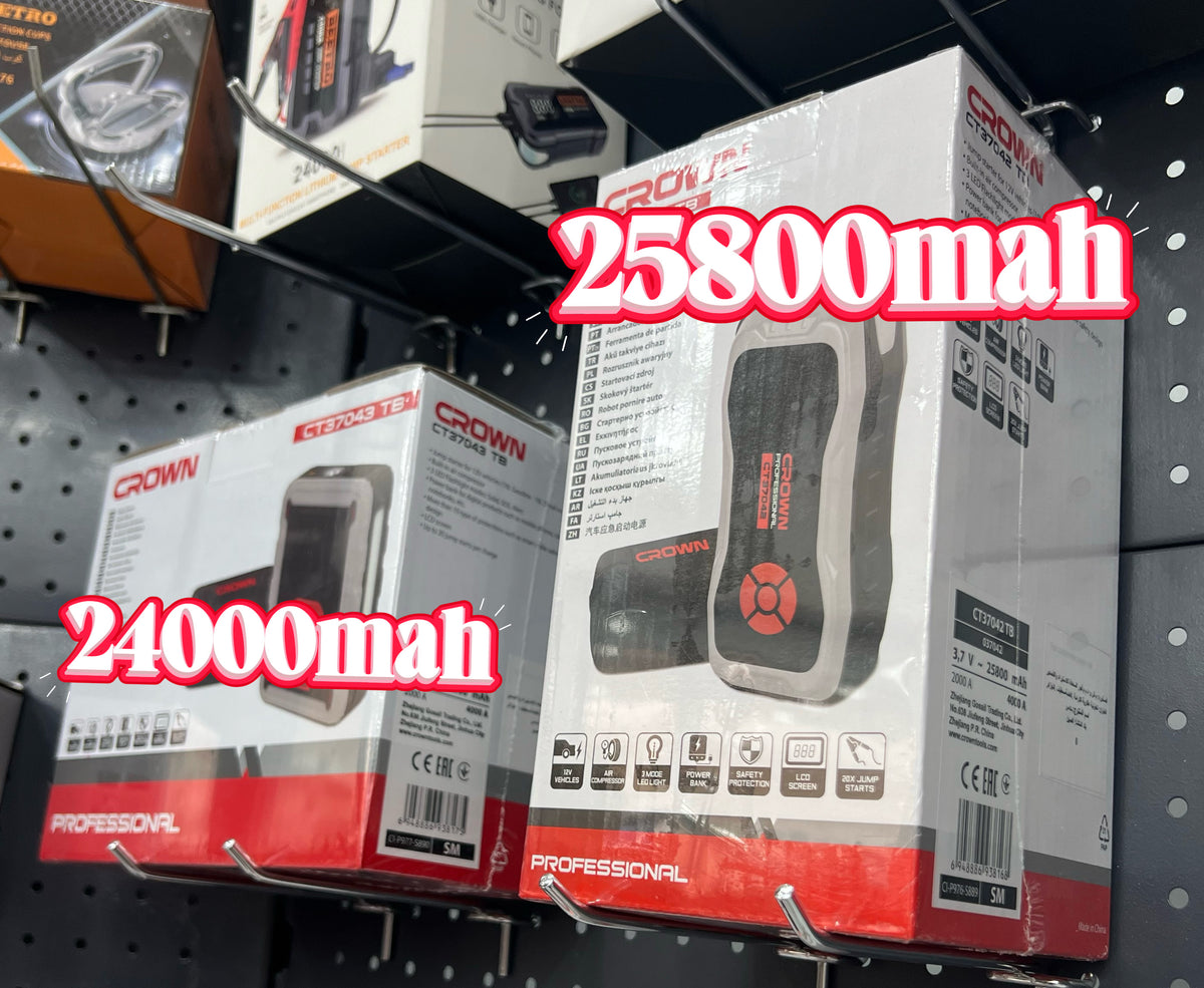 Compresseur Booster Batterie crown 24000mAh / 25800mha