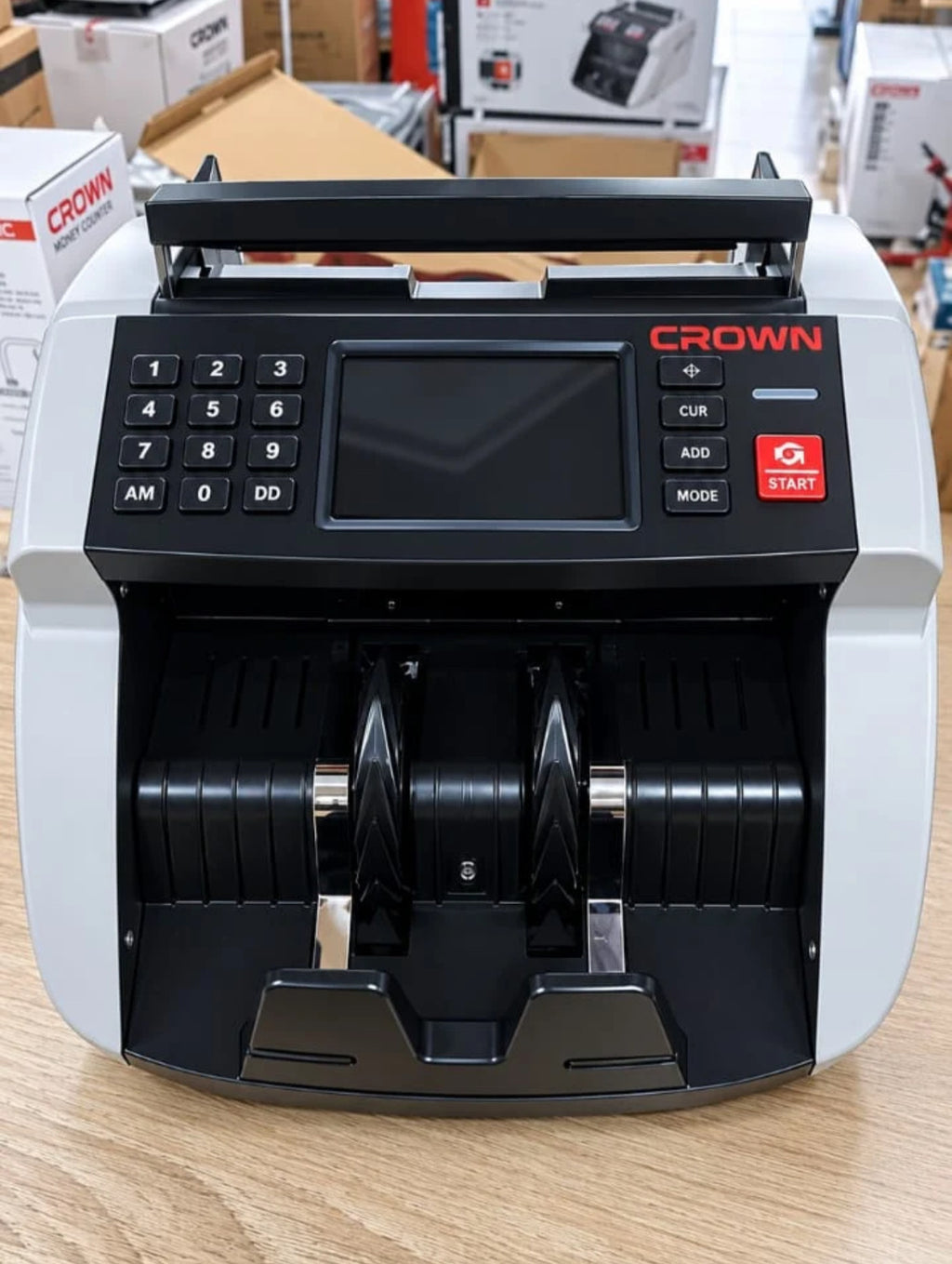 Compteuse de billet crown avec batterie