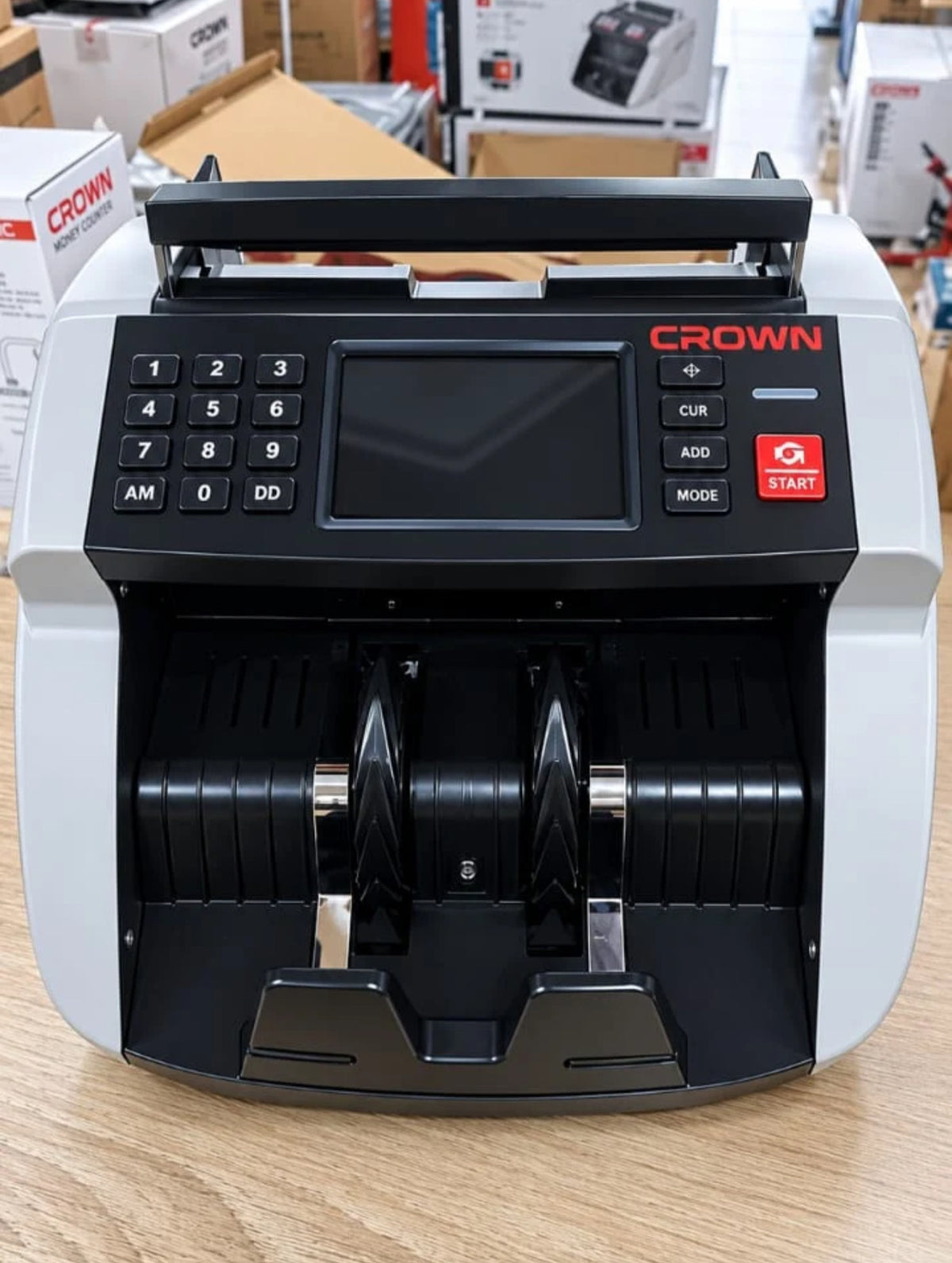 Compteuse de billet crown avec batterie