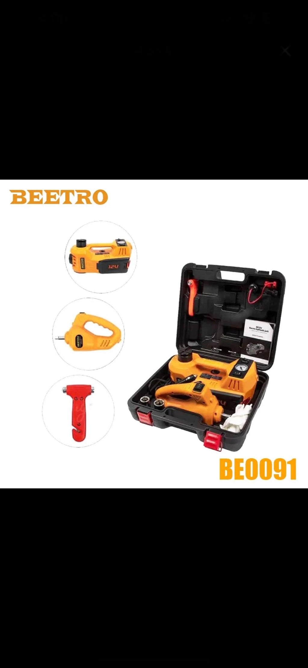 Kit cric electrique beetro